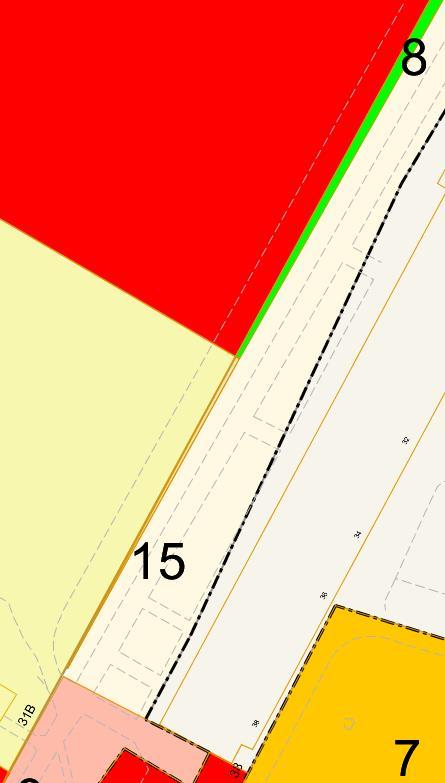 (park) ska förbli allmän platsmark (park), här illustrerat med skarp grön färg, figur 8.