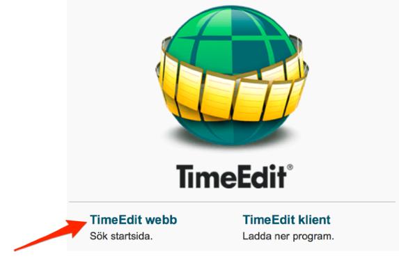 TimeEdit webb TimeEdit webb används för att söka fram och visa scheman samt för att skapa enklare bokningar, t.ex. lokal- eller utrustningsbokningar.