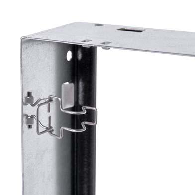 Filterhus & ramar Montagesystem SPX-ramar Modulbygd Enkelt att montera Tillämpning: Installationsramar för påsfilter och Opakfil-filter (filter med 25 mm ram) Typ: Montageram Packning: Polyuretan