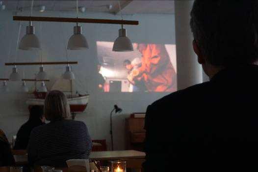 Vid kyrkkaffet den 15 januari visade Lars Persson en film från det läger på Strandgården han var på i somras.