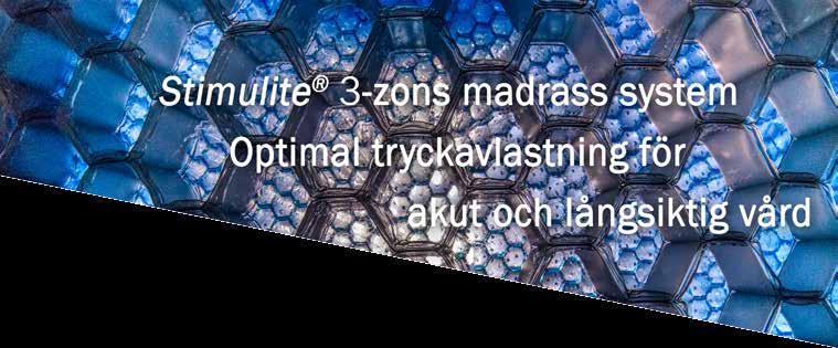 S t i m u l i t e : 3 -Z o n s M a d r a s s S y s t e m Stimulite 3-zons madrass: Användes i både sjuk- och hemvård, till smärtlindring och trycksårsbehandling upp till sårgrad 3.