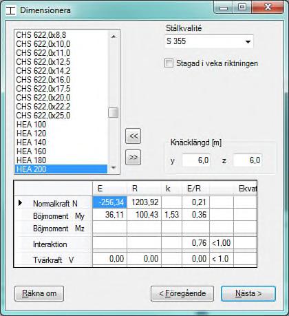på pelare förstår programmet att bestämma om