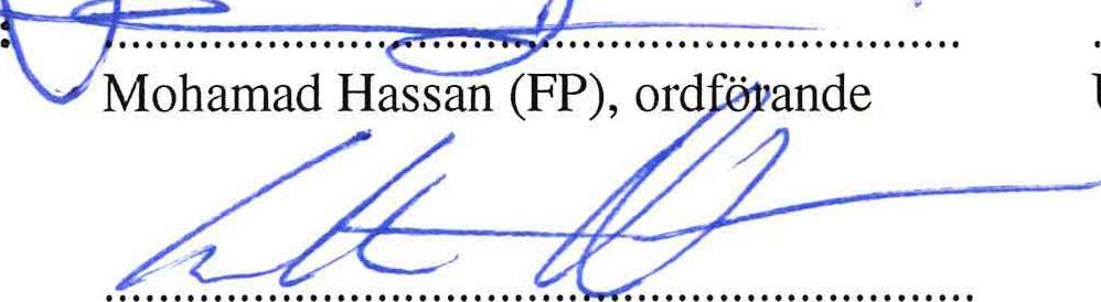 o.m 207 Hugo Fiévet (KD) Rikard Sparby (M) Mohamad Tahir (MP) 202-207 Övriga deltagare: Lena Winterhom, uppdragschef, Håkan Eriksson, upphandlings strateg, Marcus Bystedt, controller, strateger: