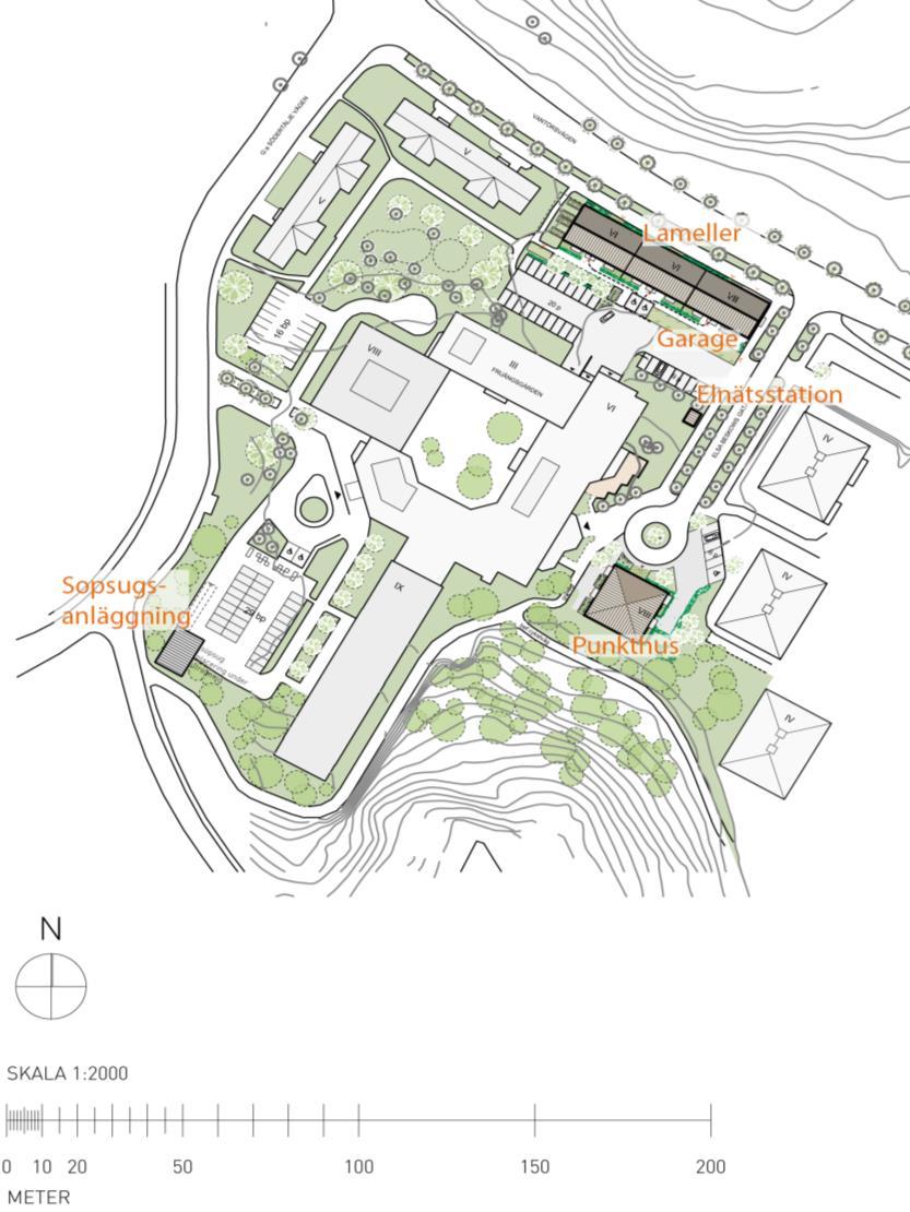 Sida 17 (33) Planförslag Ny bebyggelse Bebyggelsen ingår i 2:a etappen av Stockholmshusen och planeras vara byggstartad 2018.