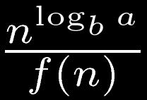 Master Theorem Vad betyder allt det här då?