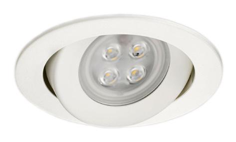 EL Downlights LED, övriga fabrikat Downlight Coreline ProSet, Philips Den mångsidiga och justerbara CoreLine ProSet finns i fast och inställbart utförande och med ett urval av