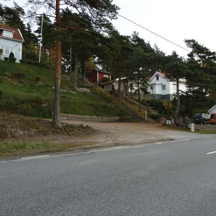 väg 1029 vid Daftö camping.