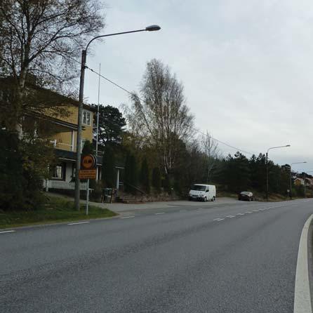 Vägbredd Vägbredden varierar men ligger mellan 7 och
