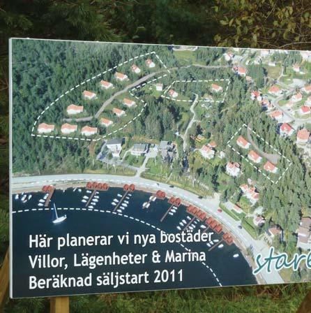 Separat GCbana finns på sträckan fram till Daftö