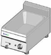Artikelnr: 933716005 2 plattor, Eleffekt: 5,2 kw, 3x400 V 1 N Pris: 11 900 Fritös