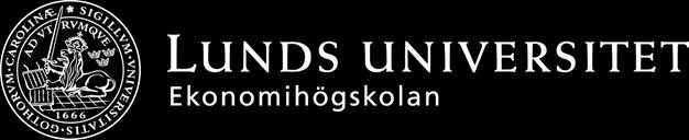 Ekonomihögskolan, Lunds universitet Erik Kärrman RISE Research Institutes of Sweden Gilbert Svensson RISE Research Institutes of