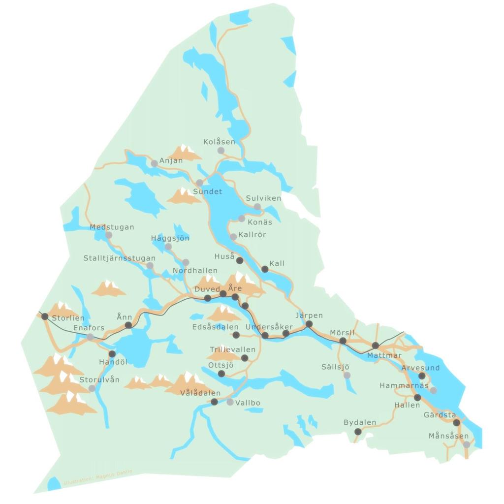 Översiktsplan Kommunfullmäktiges mål för markanvändning enl. Plan o bygglagen.