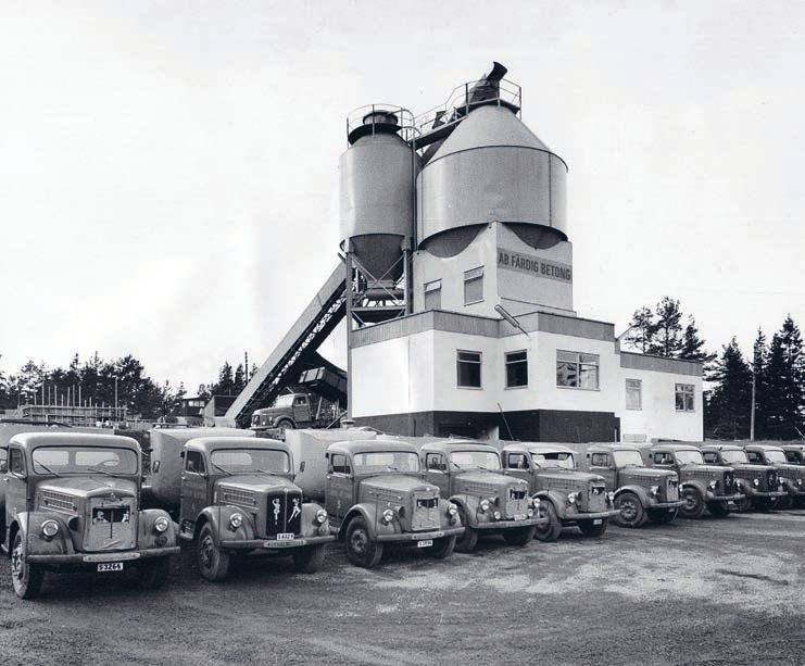 Vi började med en fabrik i Sverige 1955 Allt