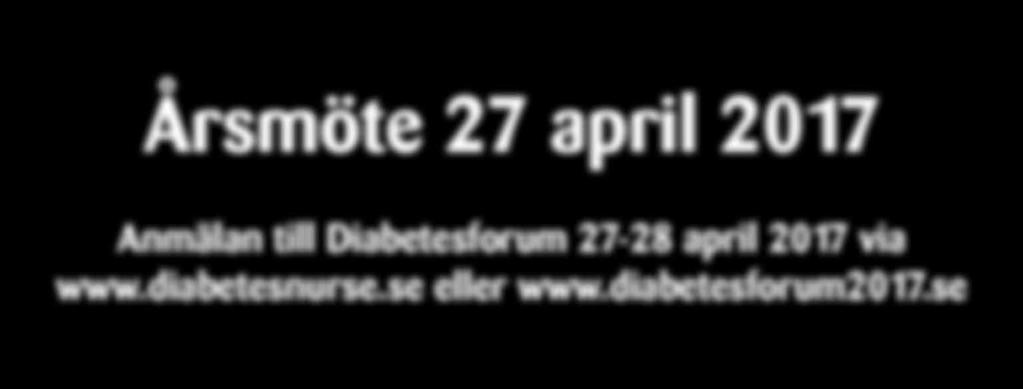 se NR 1 2017 Årsmöte 27 april 2017 Anmälan till