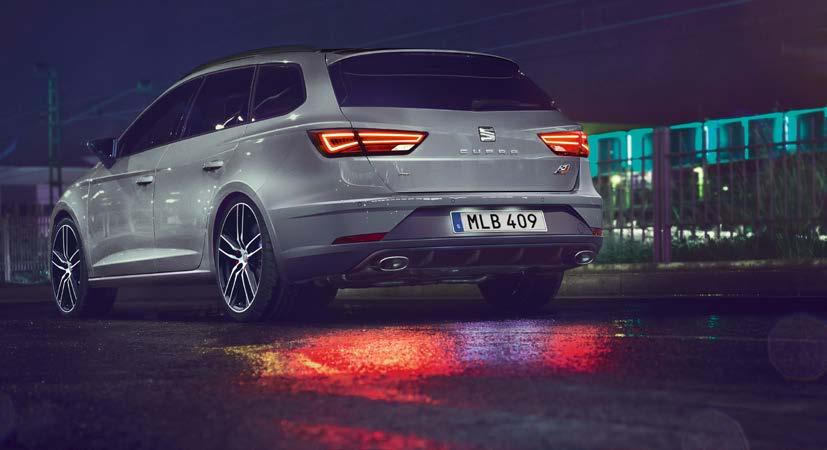 Nya CUPRA presenterar en rad tekniska nyheter men framförallt kan du nu få Nya Leon ST CUPRA med 4DRIVE fyrhjulsdrift, intelligent DSG-växellåda och 300 hk.
