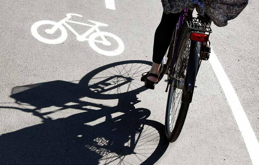 Bild: Mats Udde Jonsson Resandeutveckling för cykeltrafiken Trafikkontoret har under senare år genomfört en rad satsningar för att öka antalet cykelresor.