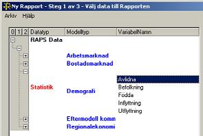 Rapport avlidna 28. Gå till avdelningen rapporter. Tag fram en nya rapport över avlidna.