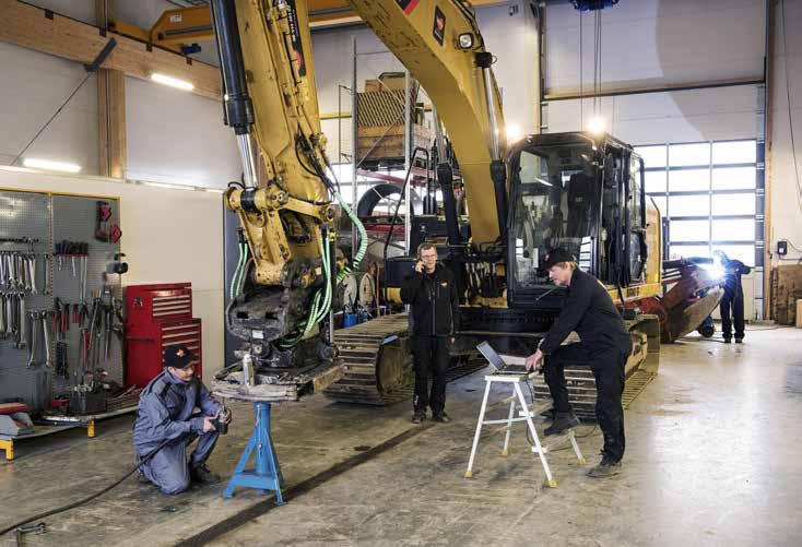 6 Rätt service i egen verkstad Arema Rental har en modern