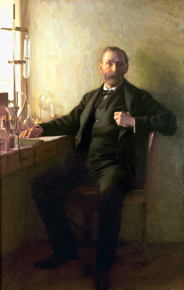 18 Detta porträtt, föreställande Alfred Nobel i sitt