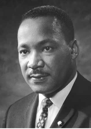 Martin Luther King Jr. tilldelades Nobels fredspris 1964 för sin medborga