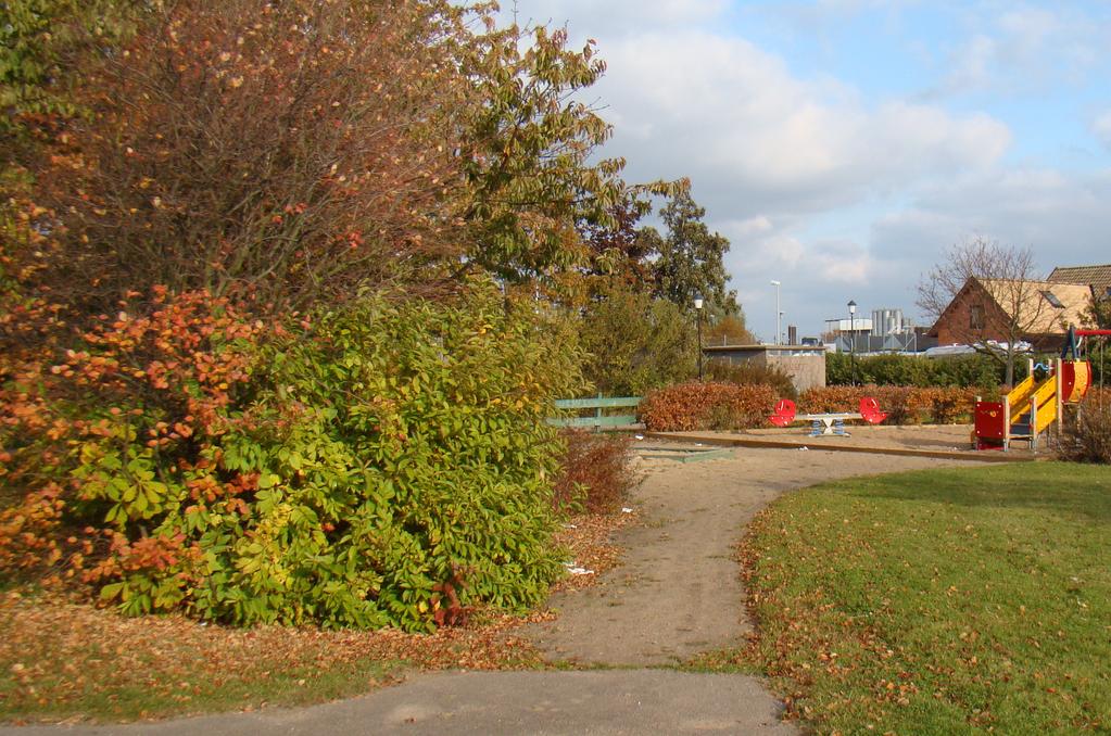 11 2.2.2 Plantering 2.2.2.1 Bruksbuskage Betecknar buskage som har funktion för lä och för lek. De har ofta prydnadsvärden som blomning m.m. samt betydelse för faunan.