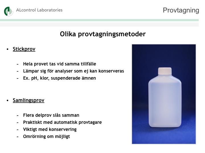 3 de fall proverna tas vid ungefär samma