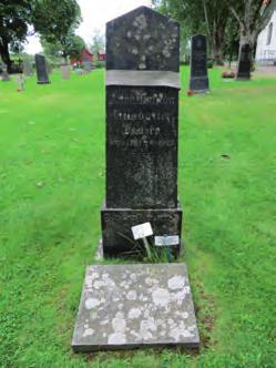 Sekundär sten. Hemmansägaren A.J.F.