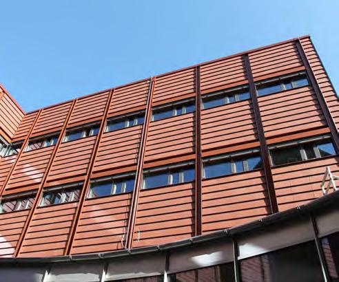 VENTILERAD KERAMISK FASAD 5 4 2 1 1. Keramik 2. Synlig infästning.