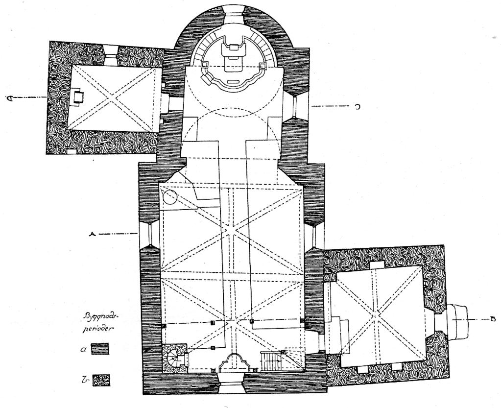 10 markims kyrka ORIENTERINGSPLANER Plan över kyrkan ur