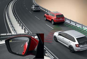 LANE ASSIST Lane Assist ser till att bilen håller sig i rätt körfält.