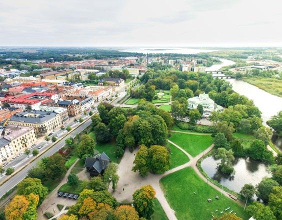 4 En oas vid parken EGN På oslagbart läge, alldeles invid Tivoliparken, ligger 74 yteffektiva och ljusa lägenheter med gångavstånd till såväl stadens puls och kommunikationer som Vattenrikets sköna