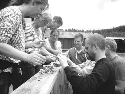 (Forts. från sidan 20) Vi följde i det mesta SBR:s kursmaterial, som bestod av tre böcker och ett USB-minne med bilder.