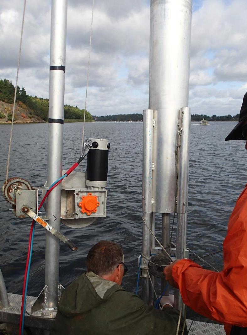 Fortsatt provtagning nyutvecklad rörprovtgare Ursula 0-5 meter (Yoldia Environmental Consulting AB) Annan metod för djupa prov vid kajen?