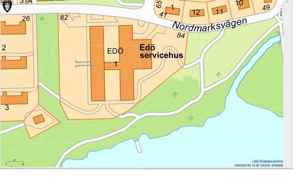 11. Bottenvåningen på Edö servicehus.