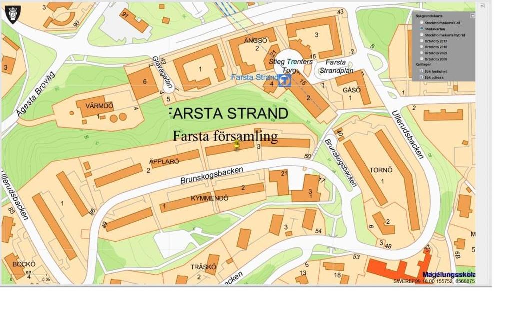 12. Område nedanför Brunskogsbacken 62 mellan