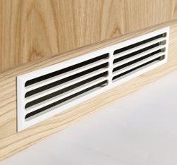 198 BALLINGSLÖV KÖK Ventilationsgaller trä och målat (15 färger) Höjd 100
