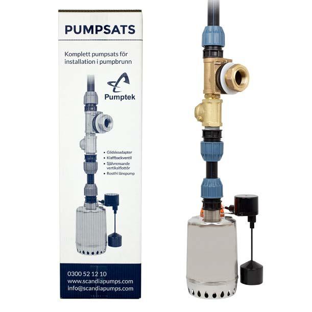 AVLOPPSVATTEN > DAG- OCH GRÅVATTENPUMPAR PUMPTEK PUMPPAKET PUMPTEK PUMPSATS består av en PEDROLLO dränkbar pump komplett med tillhörande delar.