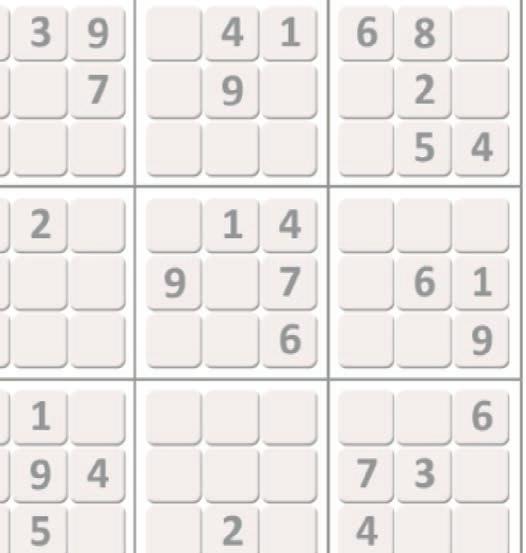 SUDOKU UTBILDNING Var med och tävla om biobiljetter i Mediels Sudokuutmaning.