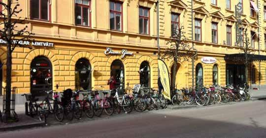 Omvandla viss bilparkering till cykelparkering.