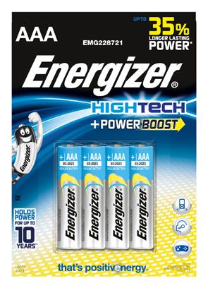 EL Batterier och batteriladdare Batterier HIGHTECH, Energizer Alkaliskt HighTech är Energizers bästa alkaliska batteri, HigTech ger strömkrävande produkter med medel till hög strömförbrukning den