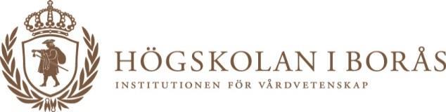 Bilaga 1 Godkännande av verksamhetschef för datainsamling Vi är två sjuksköterskor, Hanna Härnqvist och Maria Magni, som studerar på barnmorskeutbildningen vid Högskolan i Borås.
