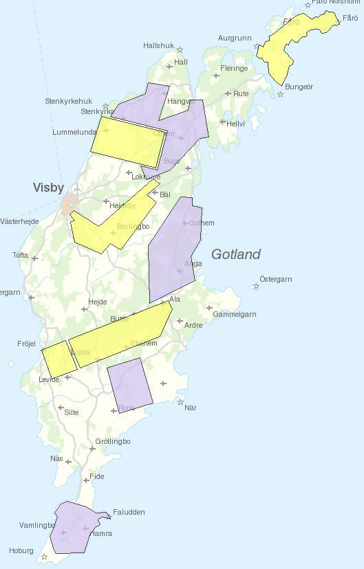Flygmätningar på Gotland Vad har gjorts? 1100 km 2 (35%, 160 000 punkter!