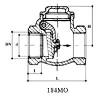 DN d H Byggmått L Gängor R inv KB015 15 15 32