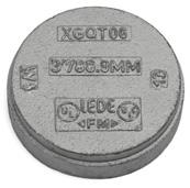 Målad Galvad mm DN ØD R300032 R300322Z 42,4 32 23,8 R300050040 R300050040Z 60,3-48,3 50-40