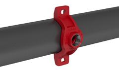 Installationsanvisning - Mek-T & Mini-T 5 Placera den övre delen av kopplingen över det borrade hålet.