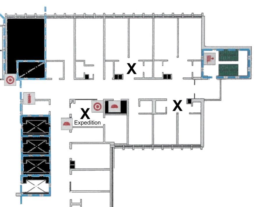 Vårdavd. 043, Barn & Ungdom, på Centralsjukhuset i Kristianstad Brandteknisk Riskvärdering Figur 15.