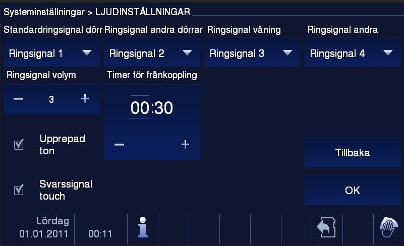 5.2.12.9 Ljudinställningar 1 2 3 4 5 6 7 9 8 Fig. 31 Ljudinställningar "Svartlista" har följande funktioner.