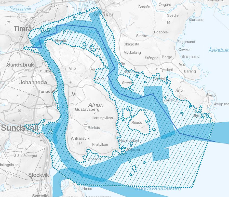 Övrig hänsyn Skogsbruk är den dominerande markanvändningen i kommunen. Cirka 80% av kommunens markareal utgörs av skogsmark. SCA äger cirka 50% av kommunens landareal.