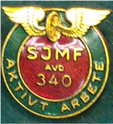 H 4.6 SJMF avd 340, Svenska Järnvägsmannaförbundets avdelning i Halmstad, troligen