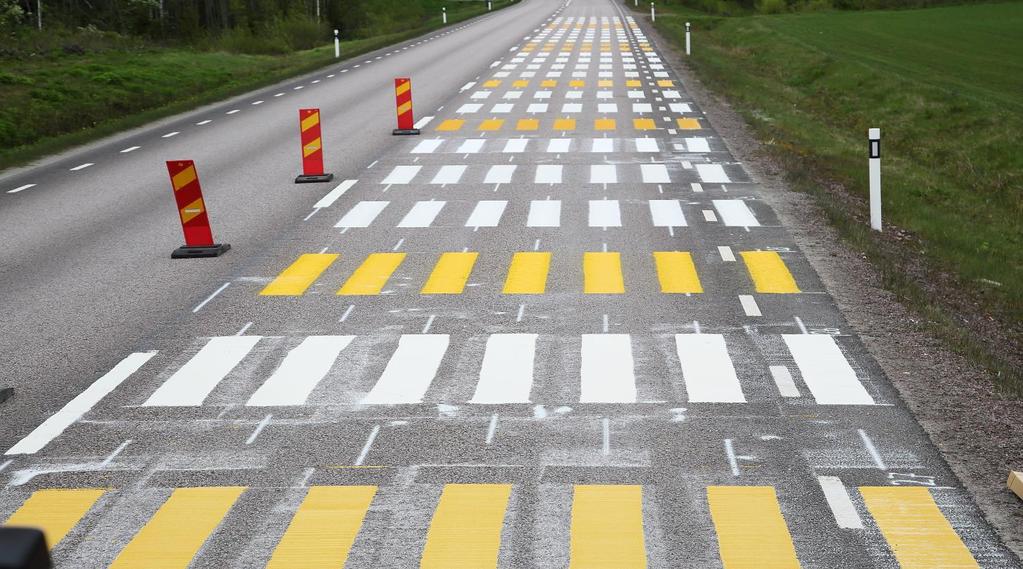provfält i Sverige och Danmark Kan certifiering av material förbättra kvaliteten på vägmarkering?